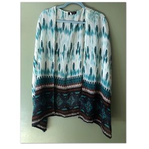 Woman’s boho plus cardigan